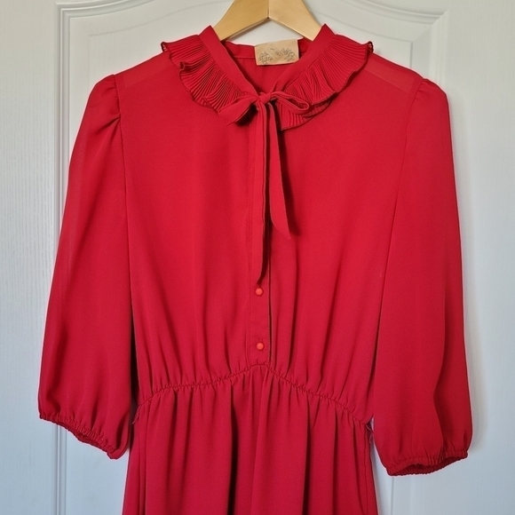 VINTAGE Sears Chiffon Dress - Picture 4 of 4